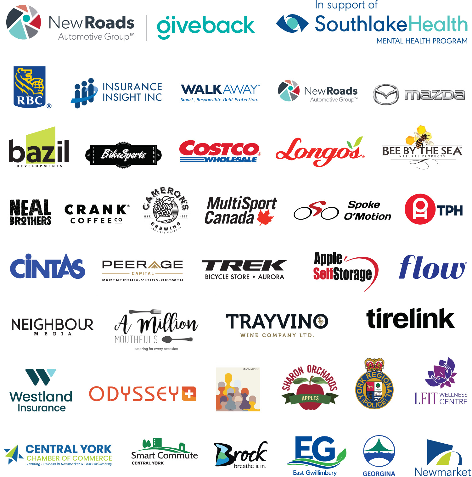NewRoads LakeRide Sponsors